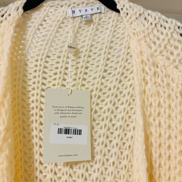 HYFVE Cream Knit Women's Cardigan - Picture 3 of 4
